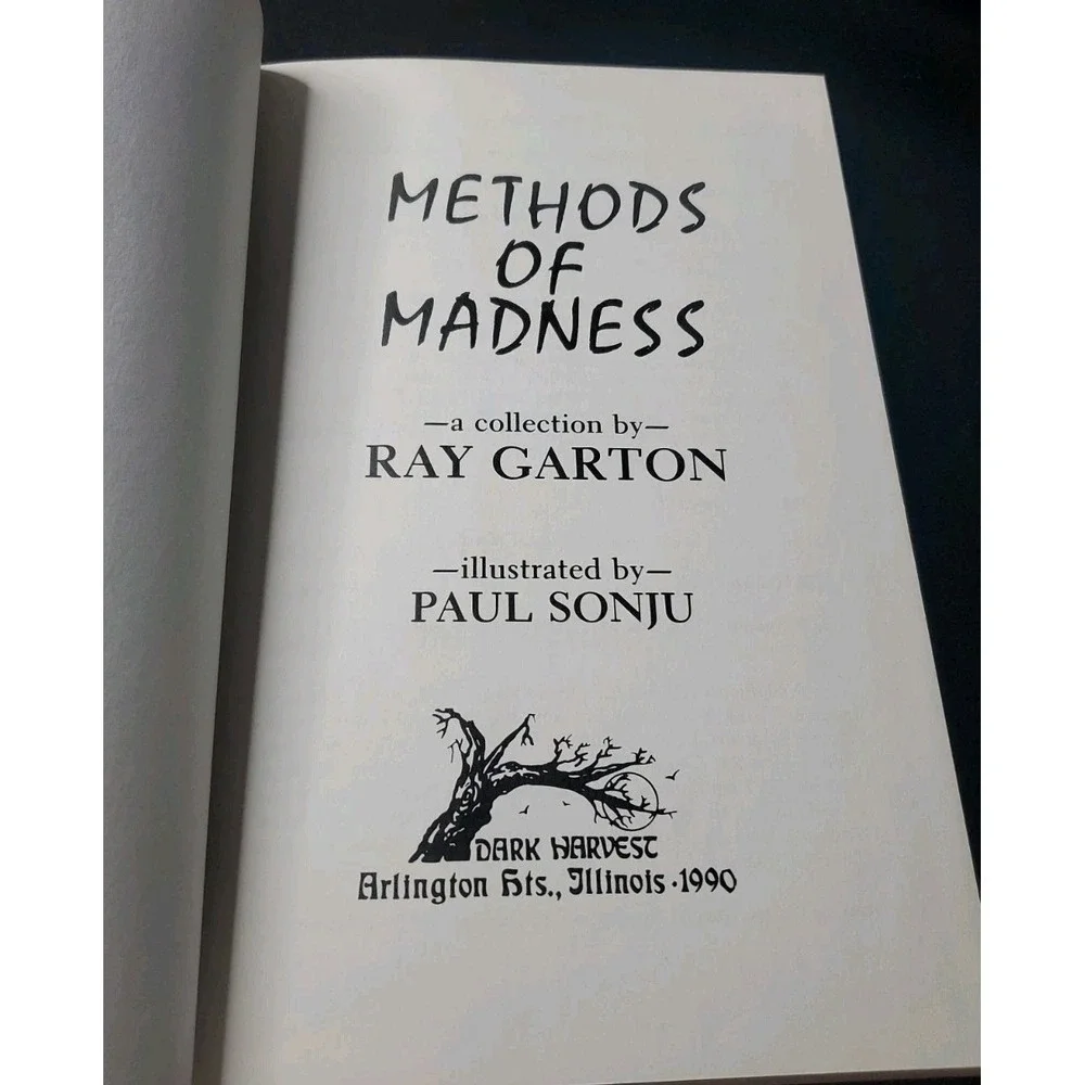 Methods of Madness by Ray Garton (1992, Hardcover)